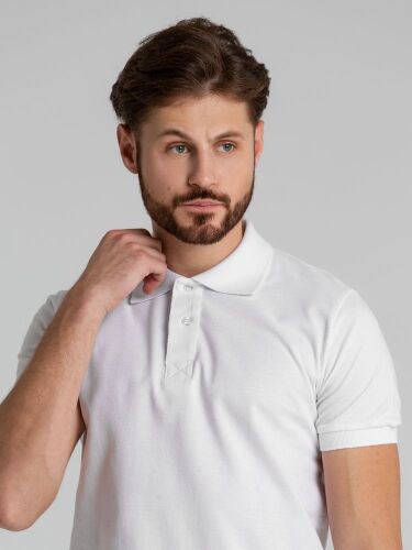 Рубашка поло мужская Virma Premium, белая, размер S 7