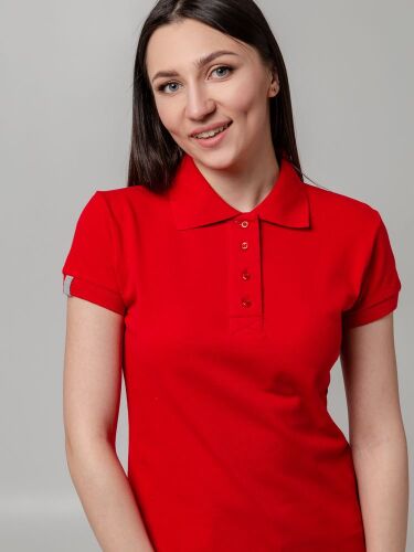 Рубашка поло женская Virma Premium Lady, красная, размер M 7