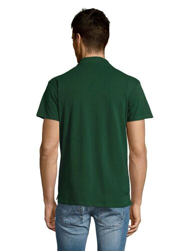 Рубашка поло мужская Summer 170 темно-зеленая, размер S 6