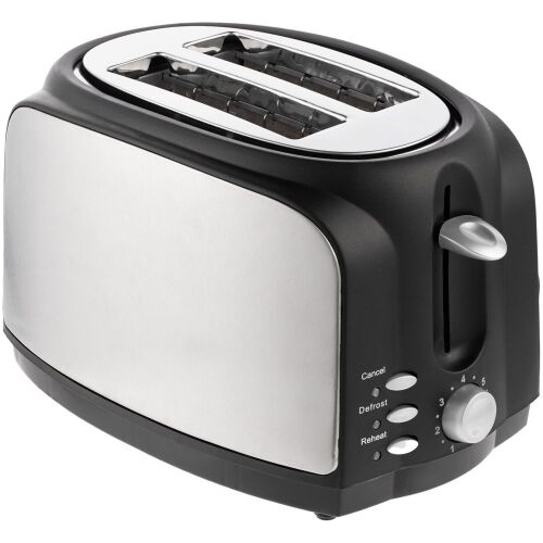 Электрический тостер Postre, серебристо-черный 8