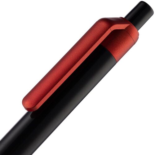 Ручка шариковая Fluent, красный металлик 5