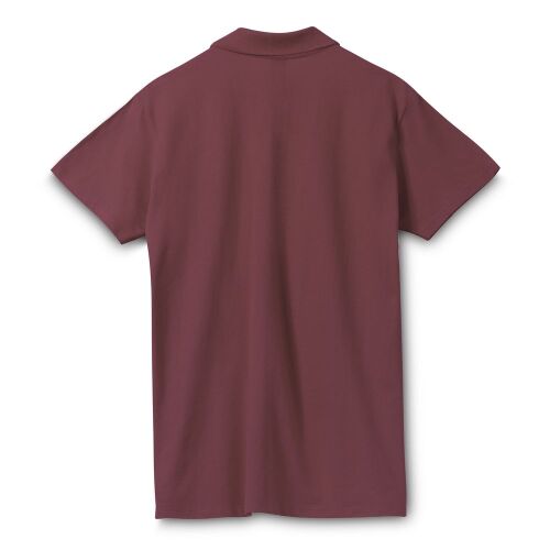 Рубашка поло мужская Spring 210 бордовая, размер M 2