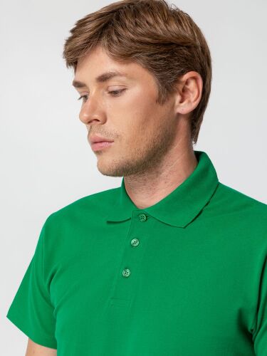 Рубашка поло мужская Spring 210 ярко-зеленая, размер M 6