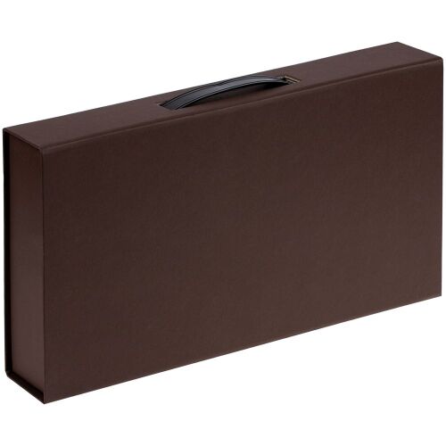Коробка с ручкой Platt, коричневая 2
