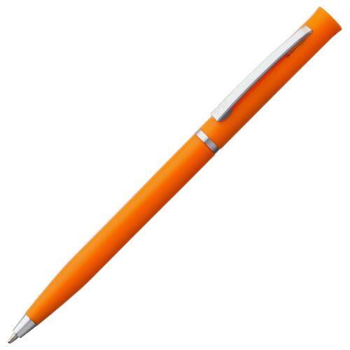 Ручка шариковая Euro Chrome, оранжевая 1