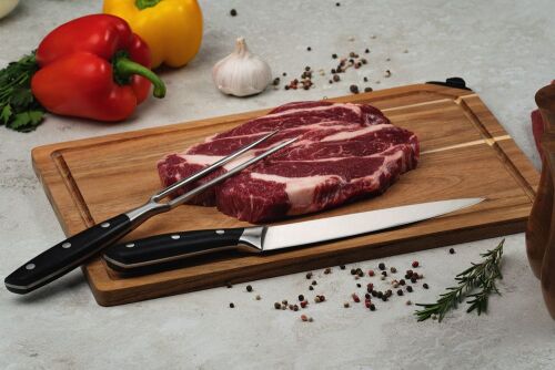 Набор для мяса Slice Twice с ножом-слайсером и вилкой 5