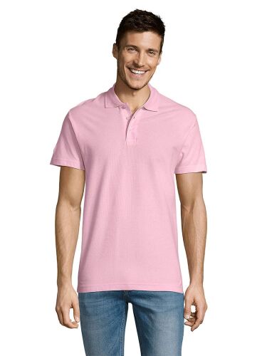 Рубашка поло мужская Summer 170 розовая, размер M 4