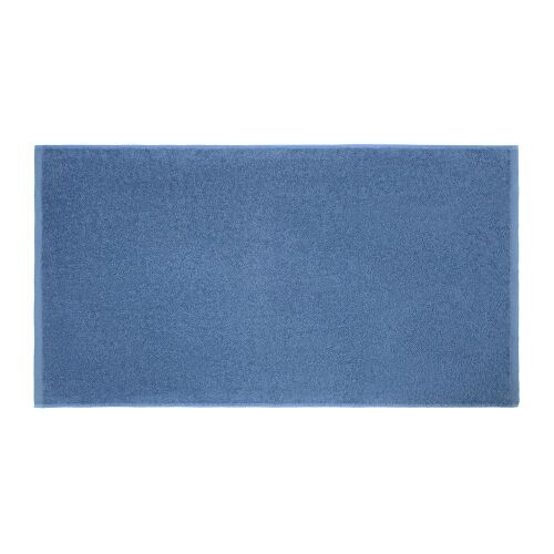 Полотенце махровое «Кронос», среднее, синее (дельфинное) 2