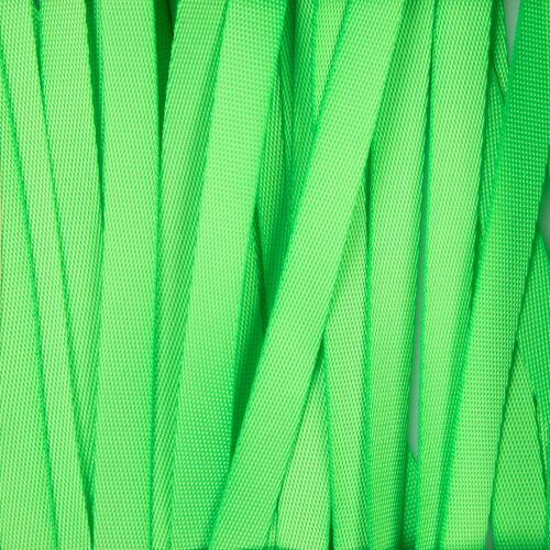 Стропа текстильная Fune 10 S, зеленый неон, 40 см 1