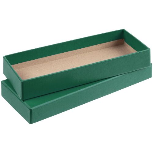 Коробка Notes с ложементом для ручки и флешки, зеленая 3