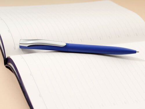 Ручка шариковая Pin Soft Touch, синяя 6