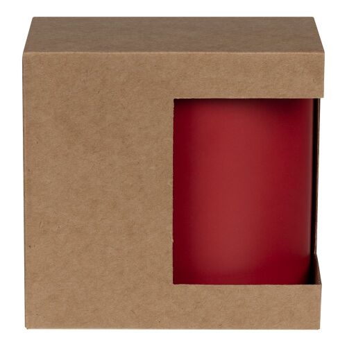 Коробка для кружки с окном Cupcase, крафт 2