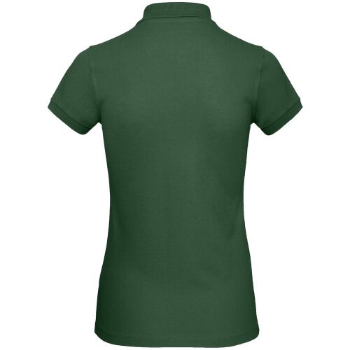 Рубашка поло женская Inspire темно-зеленая, размер XS 2