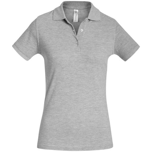 Рубашка поло женская Safran Timeless серый меланж, размер S 1