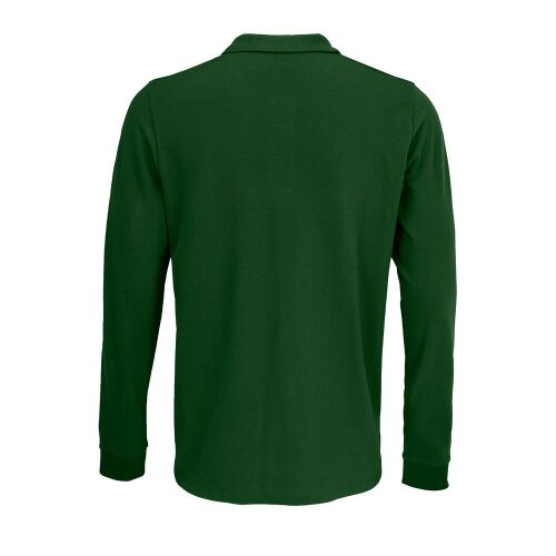 Рубашка поло с длинным рукавом Prime LSL, темно-зеленая, размер  3