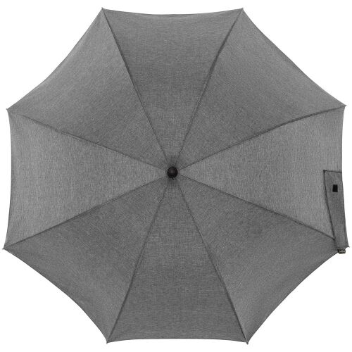 Зонт-трость rainVestment, светло-серый меланж 1