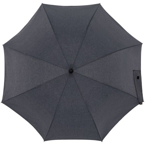 Зонт-трость rainVestment, темно-синий меланж 1