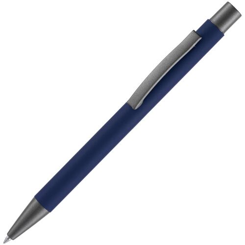 Ручка шариковая Atento Soft Touch, темно-синяя 1