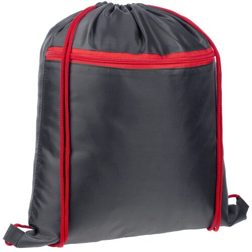 Детский рюкзак Novice, серый с красным 1