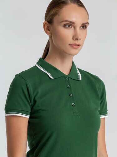 Рубашка поло женская Practice women 270 зеленая с белым, размер  5