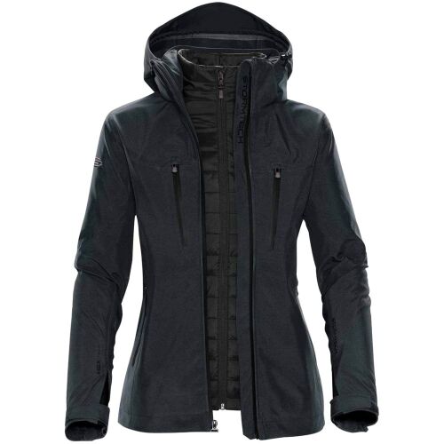 Куртка-трансформер женская Matrix серая с черным, размер S 8