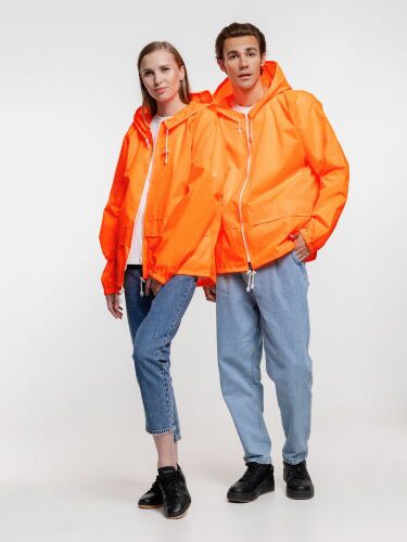 Дождевик Kivach Promo оранжевый неон, размер L 7