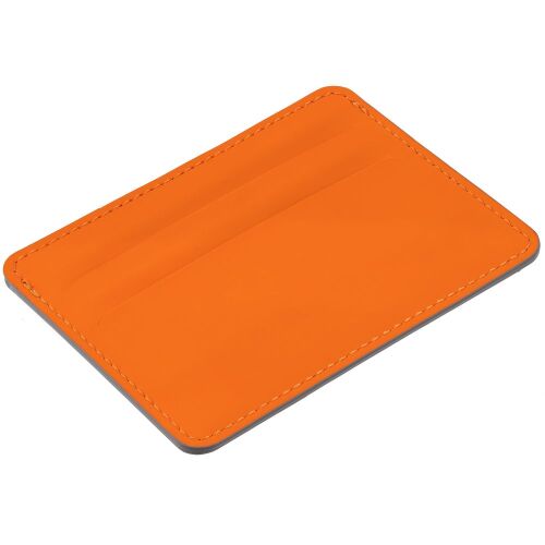 Чехол для карточек Shall Simple, оранжевый 3