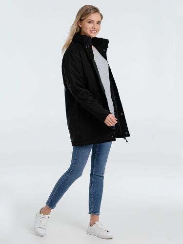 Куртка на стеганой подкладке Robyn черная, размер 3XL 6