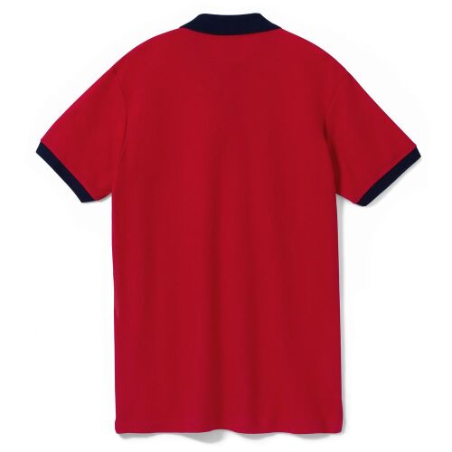 Рубашка поло Prince 190, красная с темно-синим, размер XXL 2