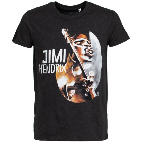 Футболка «Меламед. Jimi Hendrix», черный меланж, размер XL 9