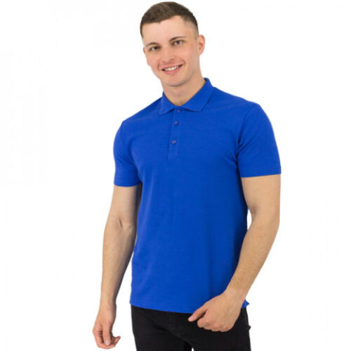 Рубашка поло Rock, мужская (синяя, XL) 1