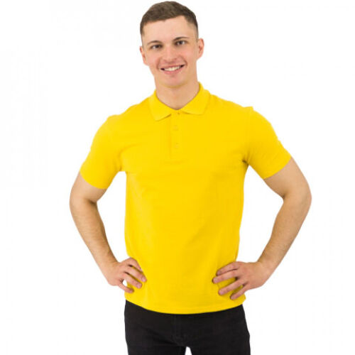 Рубашка поло Rock, мужская (желтая, M) 1