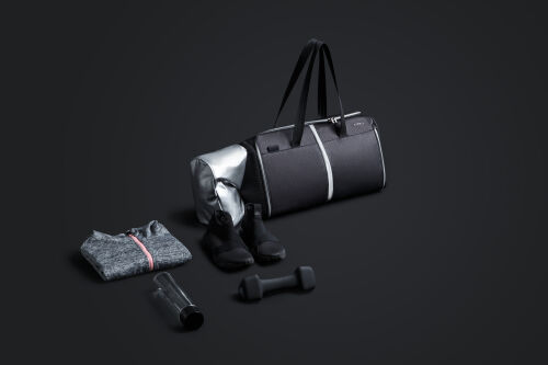 Спортивная сумка FlexPack Gym 49х26х23 см, темно-серая 14