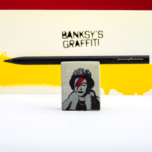 Набор Pininfarina Banksy Lizzy Stardust: карандаш SMART с бетонн 2
