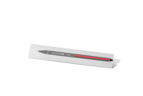 Шариковая ручка Pininfarina GrafeeX с красным клипом 3