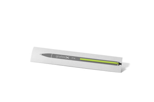 Шариковая ручка Pininfarina GrafeeX с зеленым клипом в чехле из  4