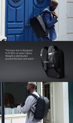 Рюкзак FlipPack 47х30х17 см, черный 5