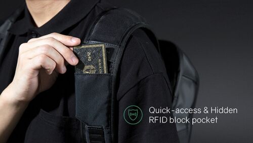 Рюкзак FlipPack 47х30х17 см, темно-зеленый/черный 19