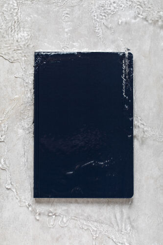 Тетрадь Pininfarina Stone Paper черная 14х21см каменная бумага,  2