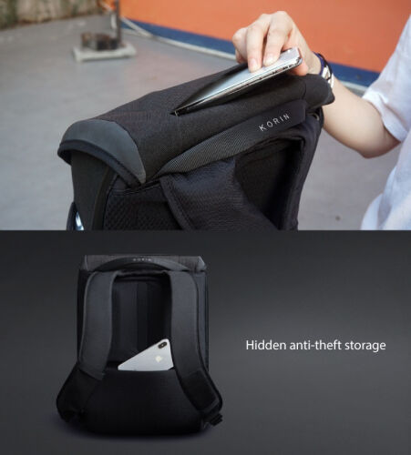 Рюкзак ClickPack X 45х32х15,5 см, с клапаном, черный 11