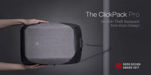 Рюкзак ClickPack Pro 46х34х16 см, комбинированный черный/серый 25
