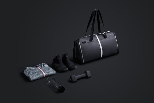 Спортивная сумка FlexPack Gym 49х26х23 см, темно-серая 13