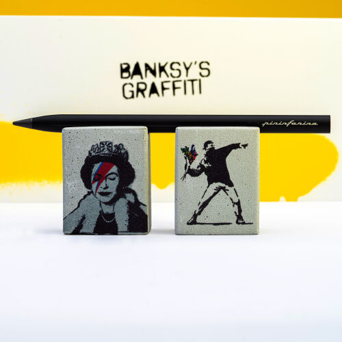 Набор Pininfarina Banksy Lizzy Stardust: карандаш SMART с бетонн 6