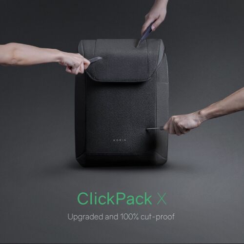 Рюкзак ClickPack X 45х32х15,5 см, с клапаном, черный 17