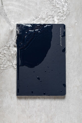Тетрадь Pininfarina Stone Paper черная 14х21см каменная бумага,  1