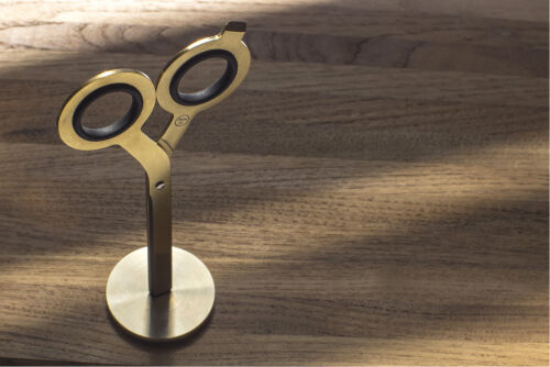 Настольные ножницы на магнитной подставке SCISSORS GOLD золотые 3