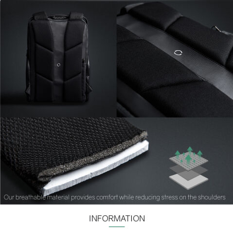 Рюкзак FlexPack Pro 47х34х18 см, темно-серый 12