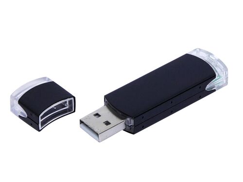 USB 2.0- флешка промо на 32 Гб прямоугольной классической формы 1