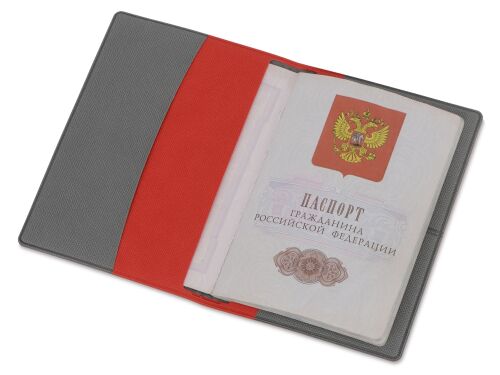Обложка для паспорта с RFID защитой отделений для пластиковых ка 1