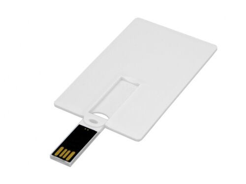 USB 2.0- флешка на 32 Гб в виде пластиковой карты с откидным мех 2